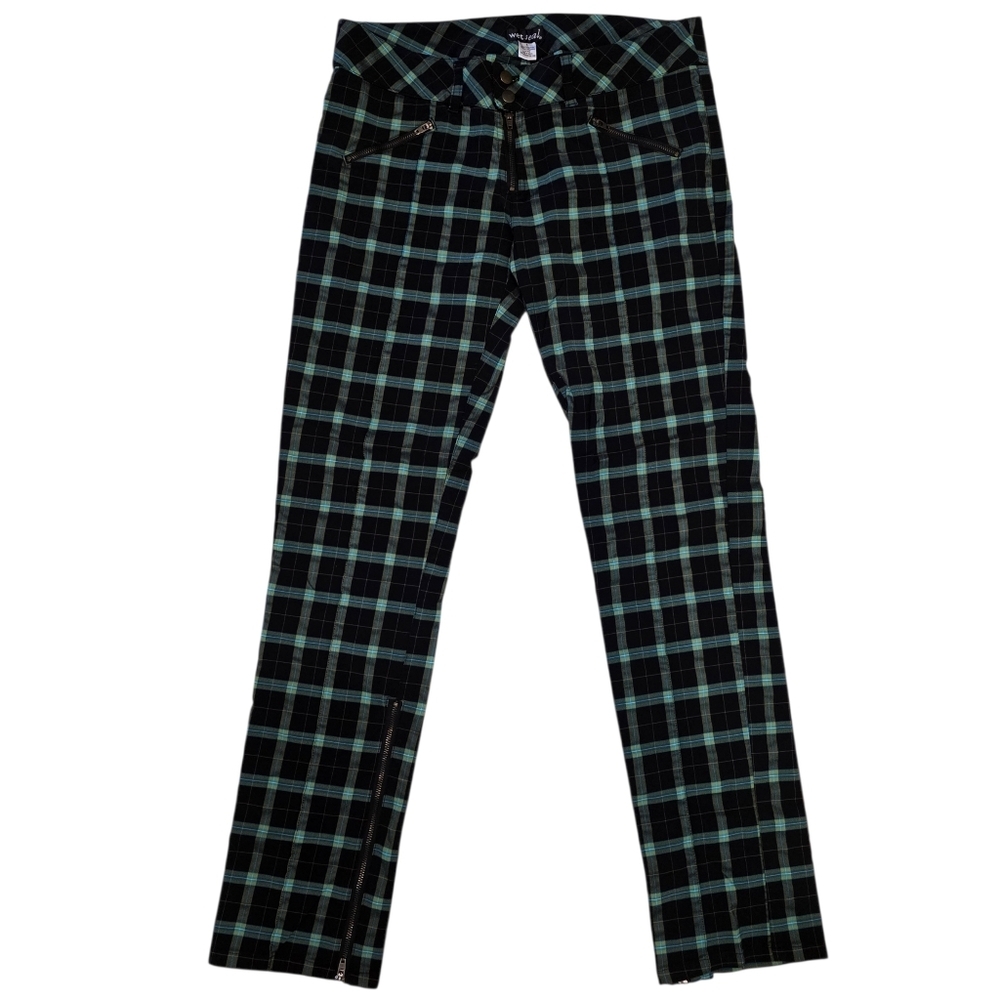 Vintage Y2K Wet Seal Plaid Low Rise Pants- 9